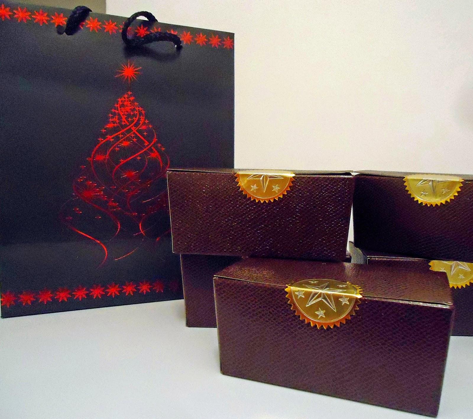 Ballotins de chocolats fins pour Noël 2014