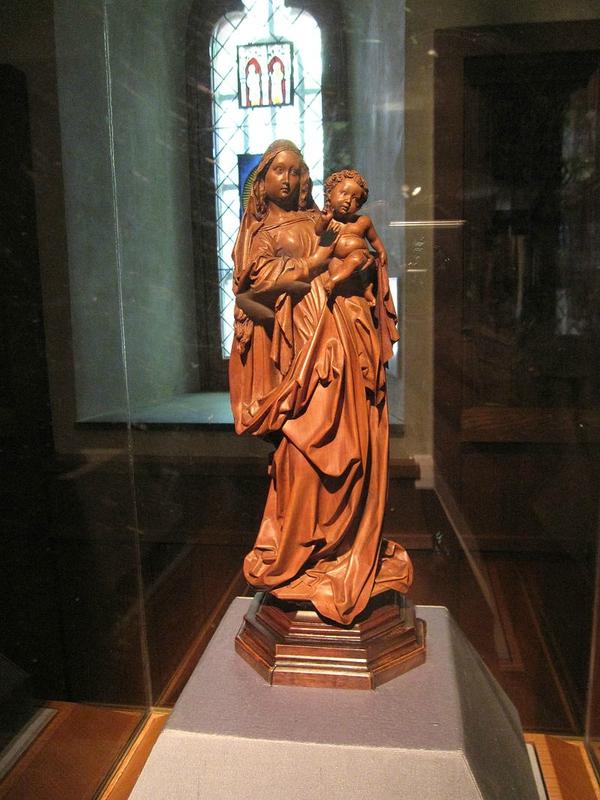 1470 standing virgin and child