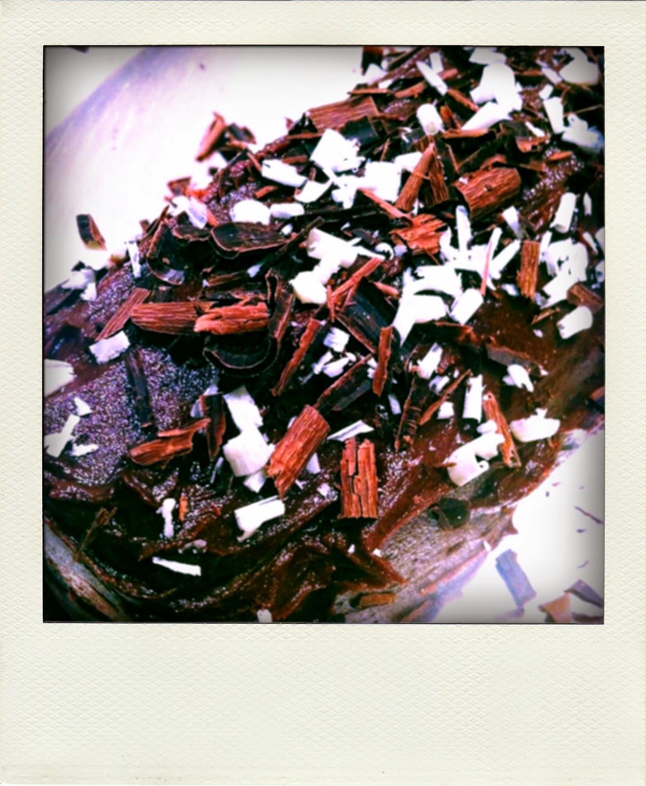 BÛCHE AU CHOCOLAT...PAR HAYLEY