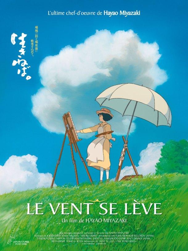 Affiche du film Le Vent se Lève, d'Hayao Miyazaki