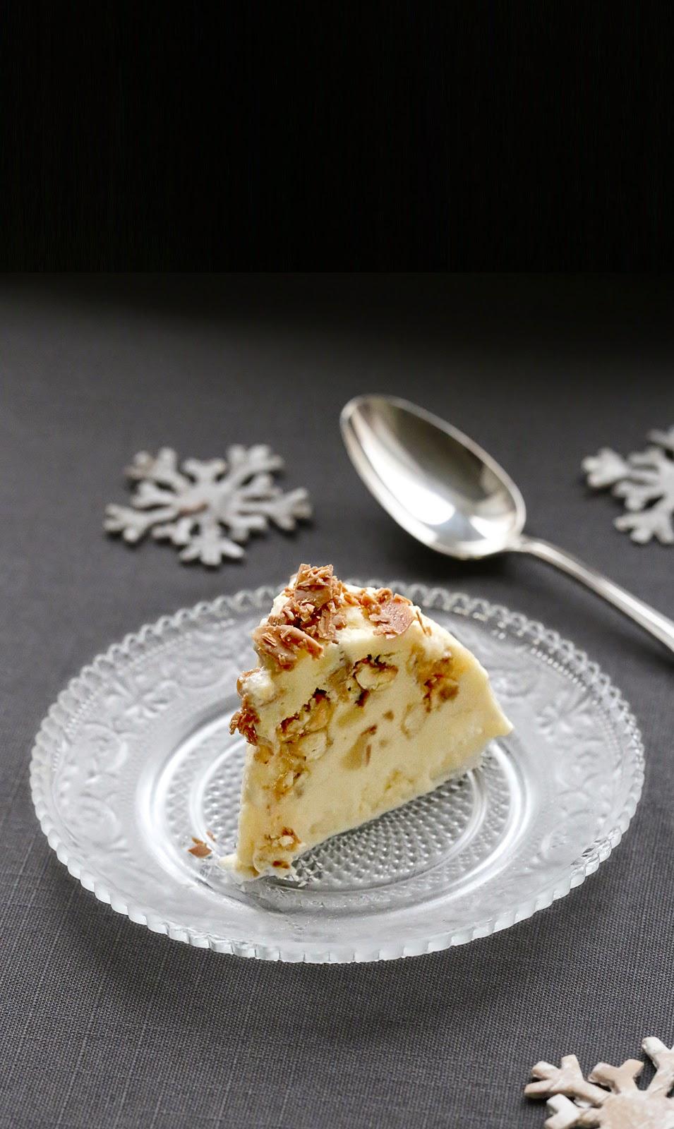 Semifreddo aux poires et au chocolat praliné (recette de Yummy )