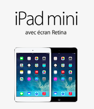 iPad Air, qui es tu? iPad Mini Rétina, enfin là tu sera finalement mien !!