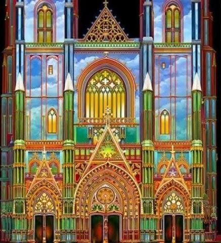 A voir: les illuminations de la cathédrale de Nantes, l'une des 9 cathédrales de Bretagne.