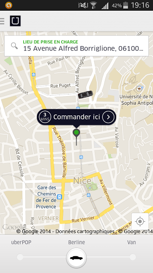 VTC : Voiture de tourisme avec chauffeur sur Nice et la Côte d’Azur avec UBER VTC : Voiture de tourisme avec chauffeur sur Nice et la Côte d’Azur avec UBER