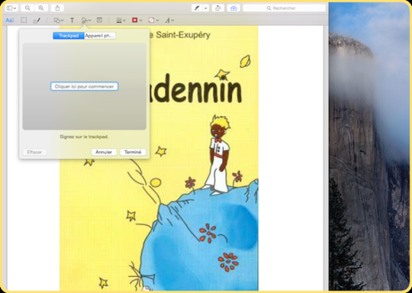Astuce signature OS X Yosemite