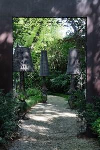 Lampadaire de jardin LED en fer SOLE de Samuele Mazza