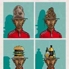 Taupe Chef - Le Chapeau de Pharrell - Dessins de Gilderic
