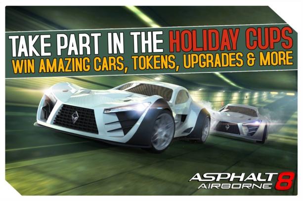 Pendant les fêtes, il y a toujours quelque chose de neuf dans Asphalt 8: Airborne