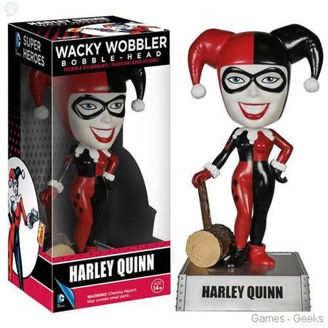 Geek : Sélection de figurines de lunivers Batman Batman Harley Quinn Bobble Head Geek : Sélection de figurines de lunivers Batman