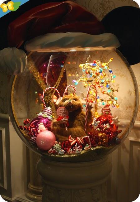 Vitrine de Noël 2014 à Disneyland Paris