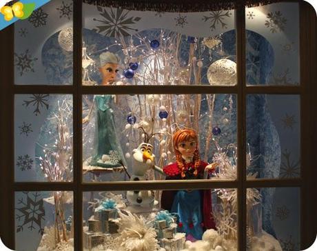 Vitrine de Noël 2014 à Disneyland Paris