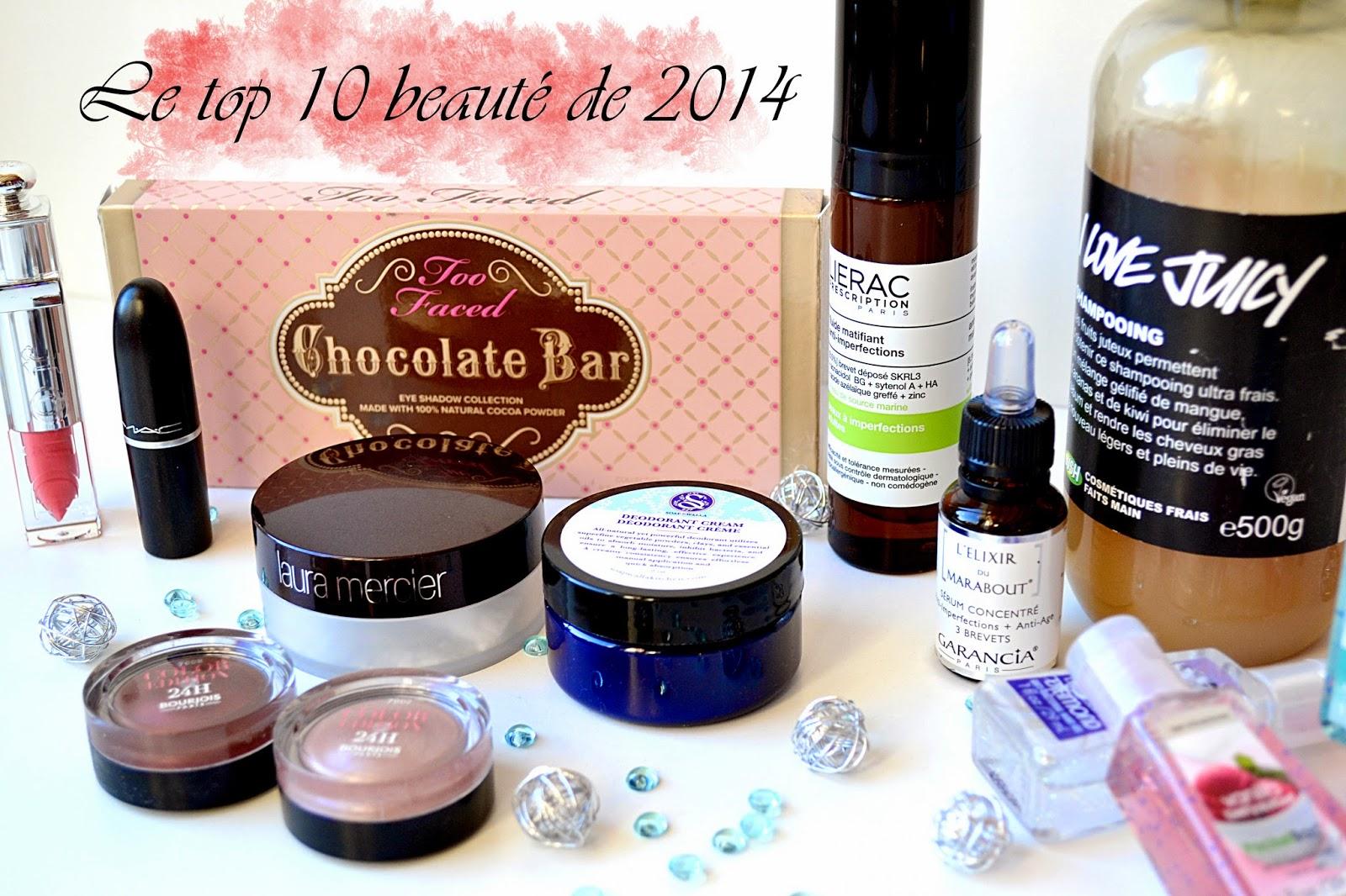 Les 10 produits beauté qui ont marqué mon année 2014