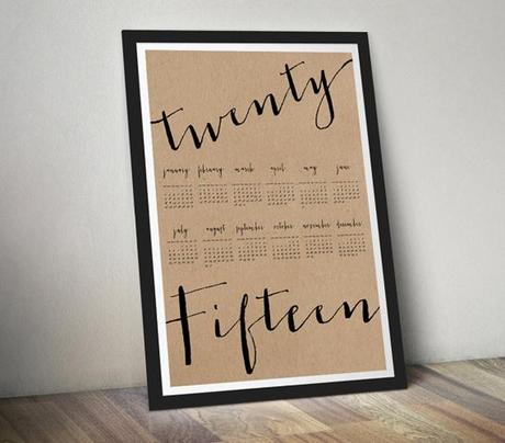 Graphic Calendars 2015 Design by Detail