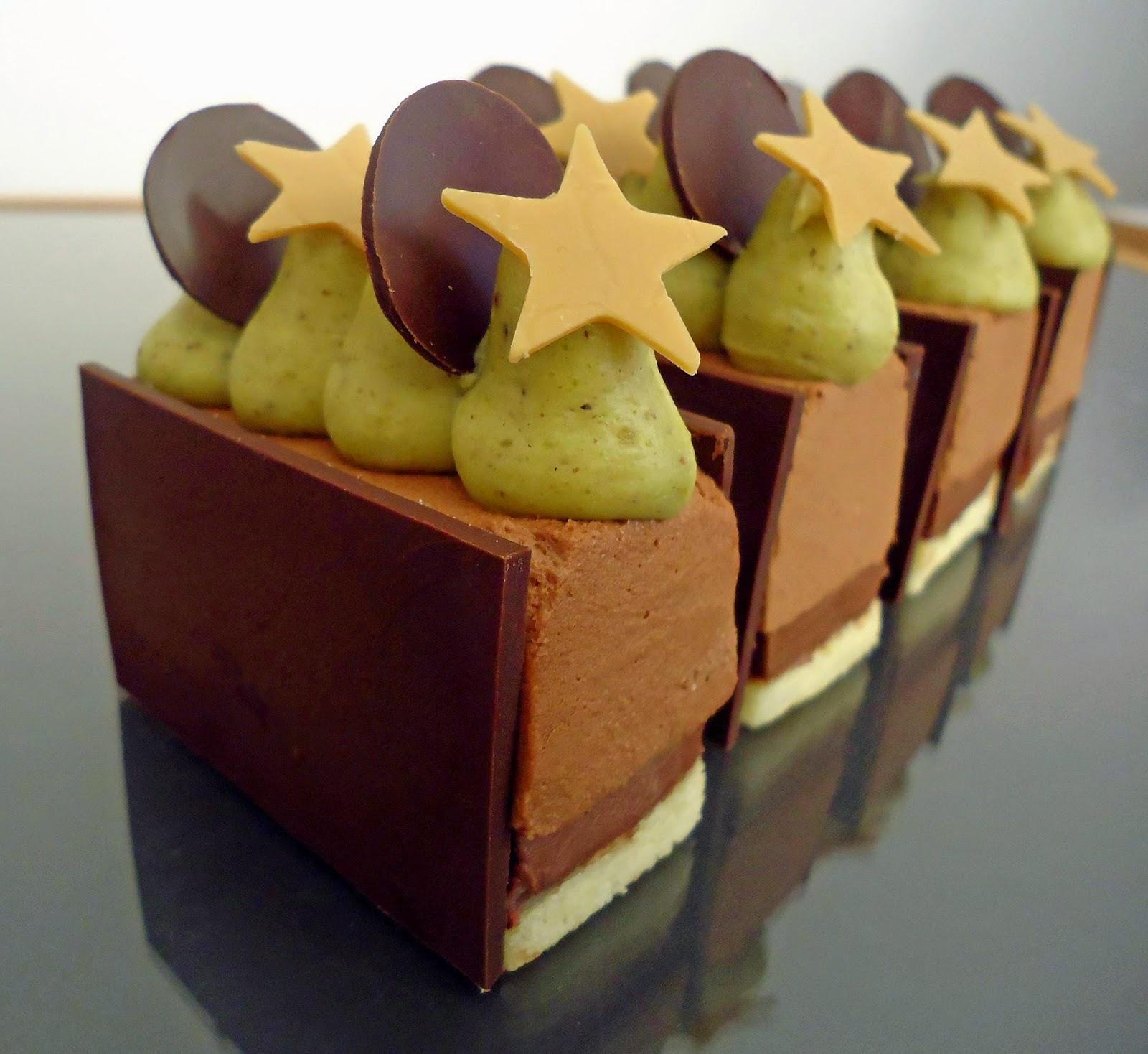 Dessert du nouvel an : chocolat-pistache