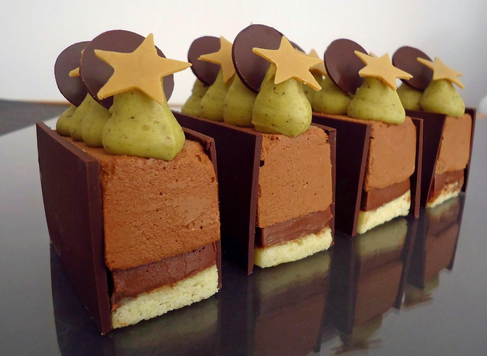Dessert du nouvel an : chocolat-pistache