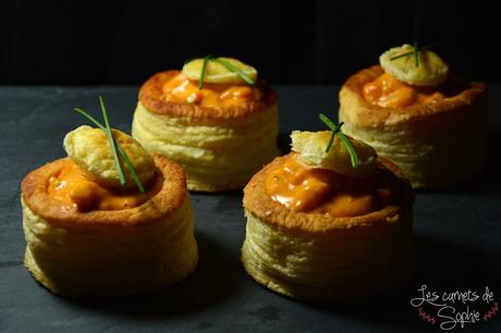 Vols au vent de langouste au whisky Vols au vent de langouste au whisky