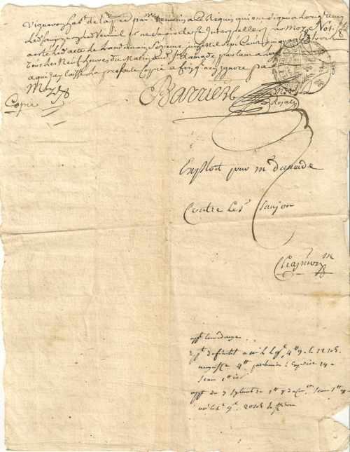 Acte 1753 droit puisage