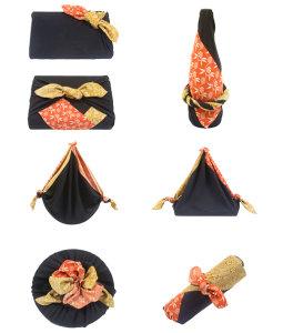 Le furoshiki contre le sac plastique 
