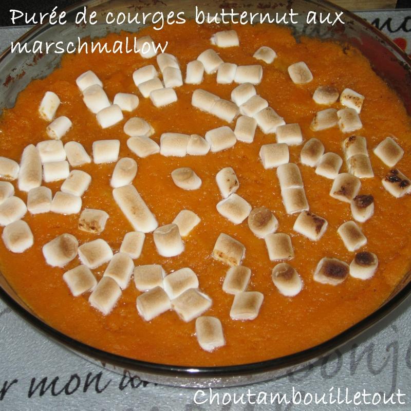 purée butternut chamallow
