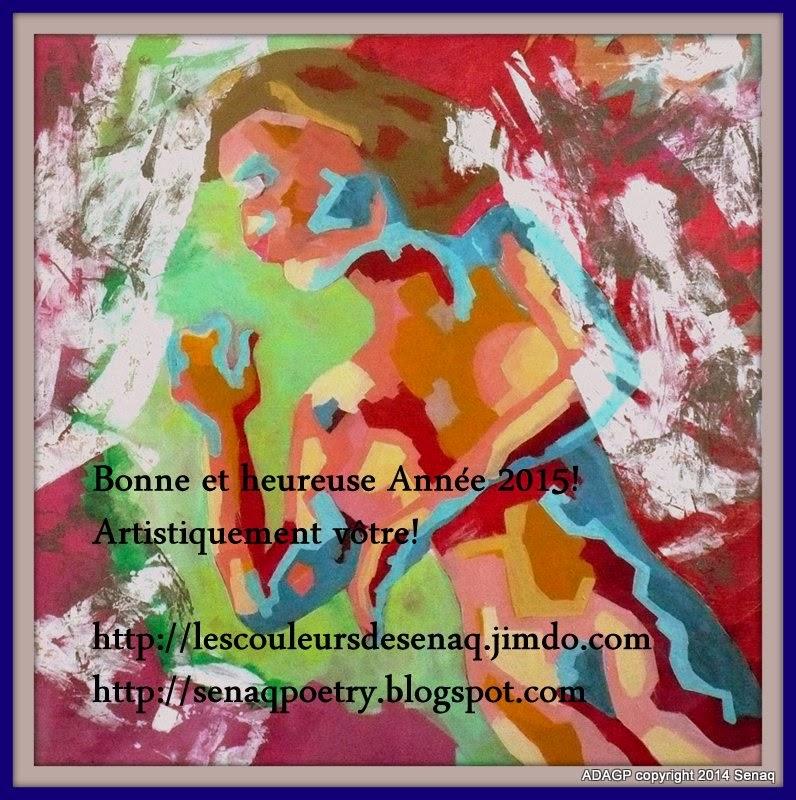 HAPPY NEW YEAR 2015 ! bONNE ET HEUREUSE ANNEE 2015!