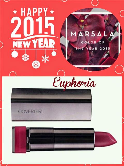 Couleur de l'année: Marsala + couleur de rouge à lèvres Cover Girl #MamanPG