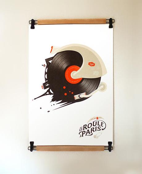 Nouvelles pinces noires / Poster-pant ÂŠ Dezzig