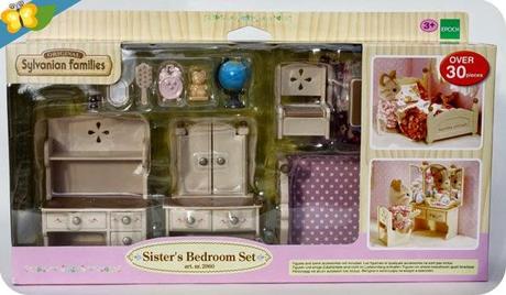 Sylvanian Families : Le set chambre jeune fille - Sister’s bedroom Set 