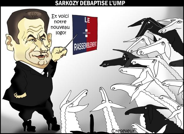 Sarkozy débaptise l'UMP