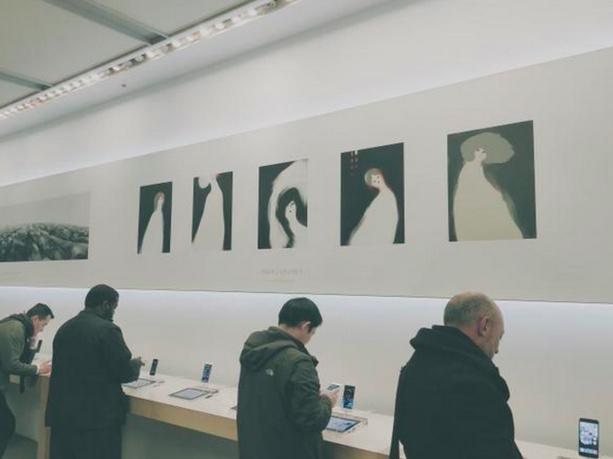 Apple transforme ses magasins en galeries d'art