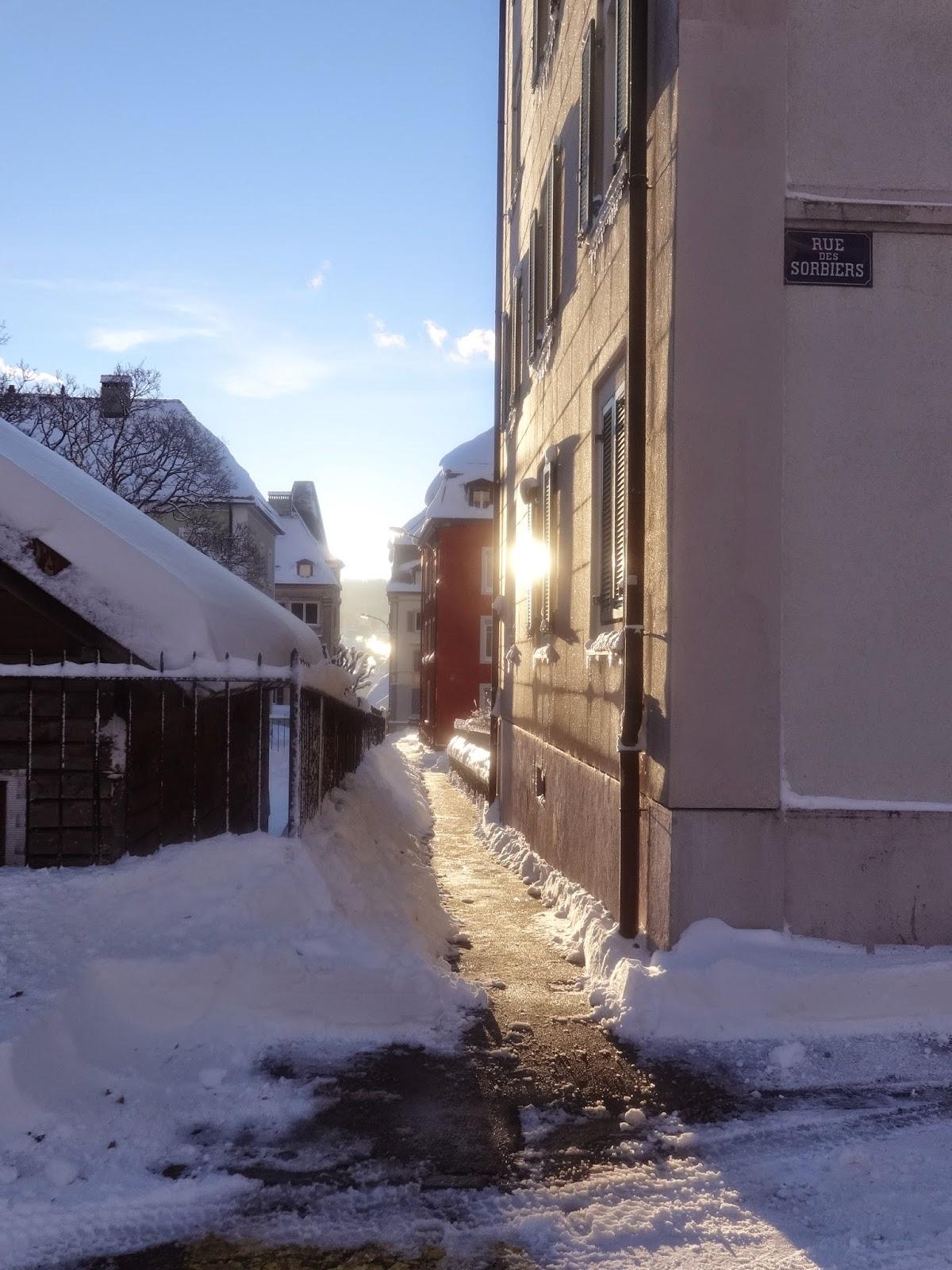 L'hiver à 1000 mètres d'altitude