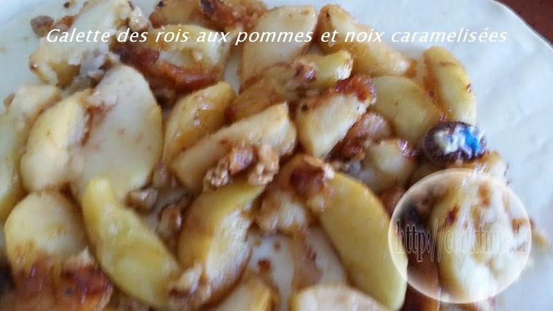 galette des rois aux pommes et noix caramelisées 1