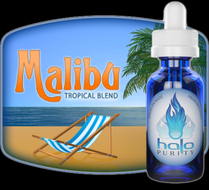 test et avis e-liquide halo malibu