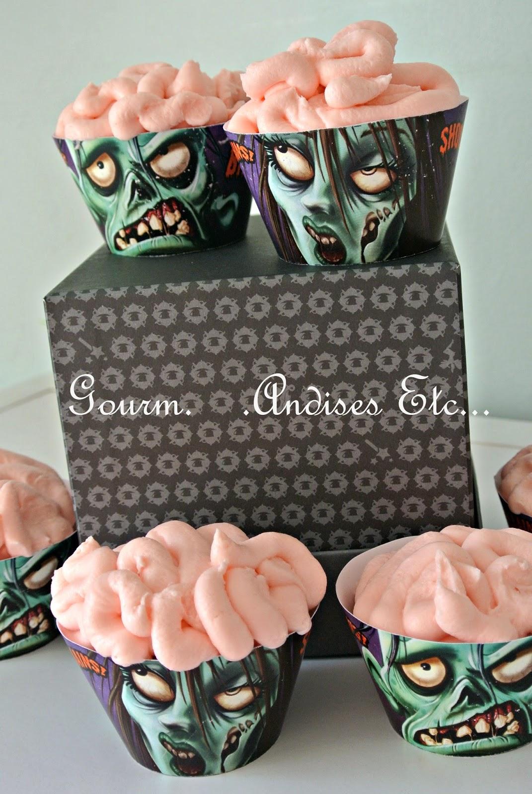 Cupcakes Cervelle de Zombies