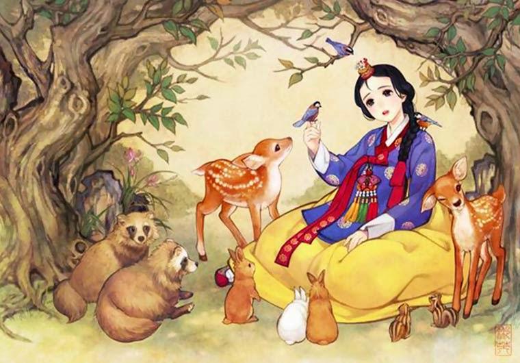 Imaginez si Disney était asiatique (Illustrations)