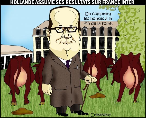Hollande fait sa rentrée sur France Inter