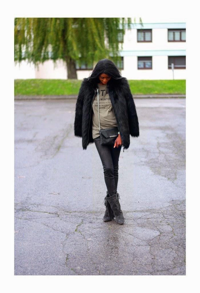 Franges et fausse fourrure