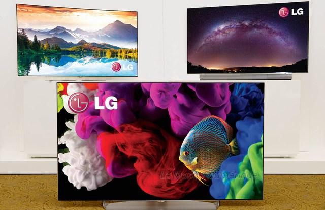 CES 2015 : LG présente une nouvelle gamme de TV OLED Ultra HD plates, incurvées et flexibles