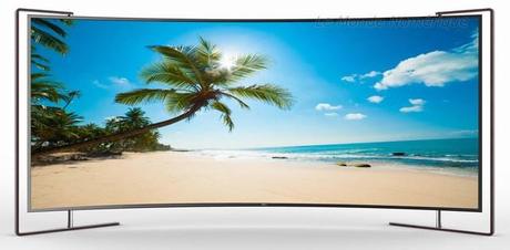 CES 2015 : Haier expose une TV incurvée de 105 pouces et une TV OLED de 55 pouces