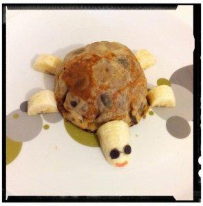 la tortue crêpe à la mousse au chocolat onctueuse