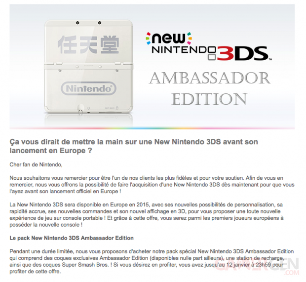 New 3DS : une édition collector en avance pour quelques chanceux ...