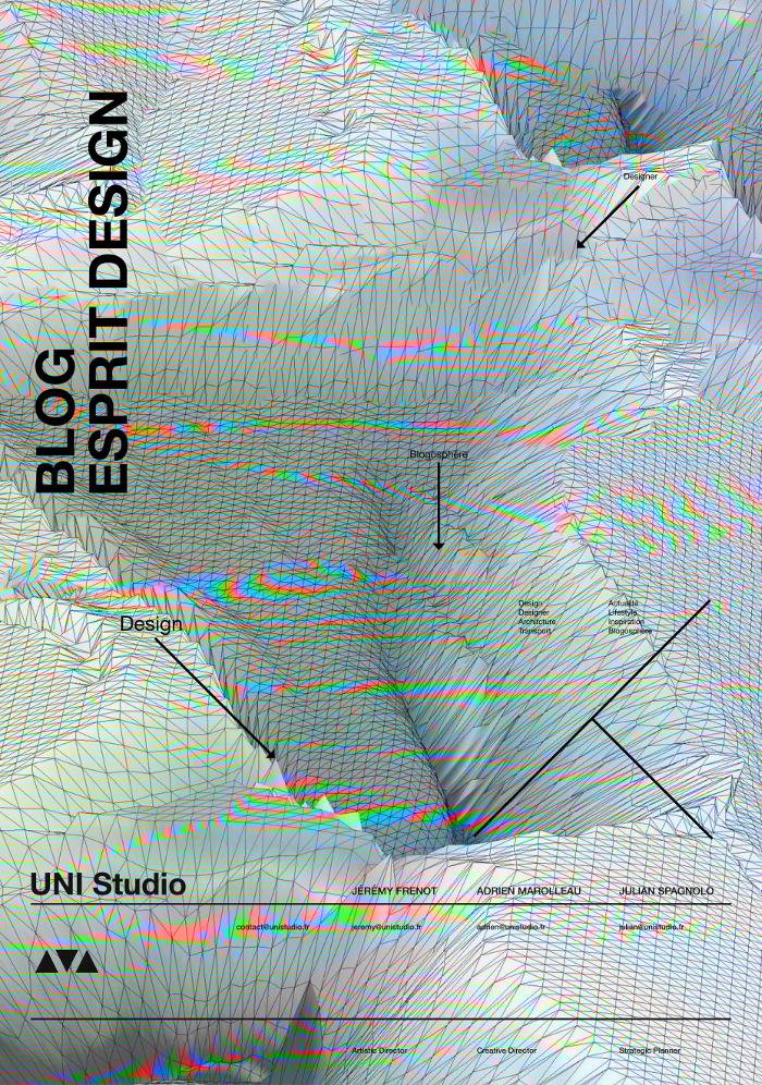 Poster UNI Studio pour Blog Esprit Design Birthday