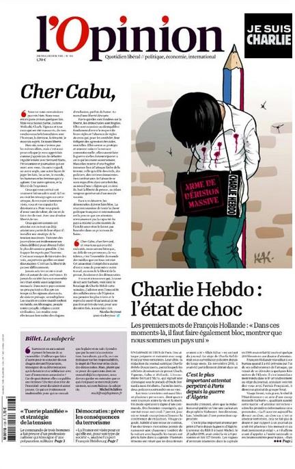 Charlie Hebdo fait la une de la Presse
