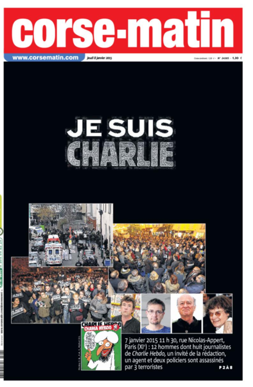 Charlie Hebdo fait la une de la Presse