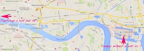 Echappées belles à Canary Wharf - map - Charonbelli's blog mode et beauté