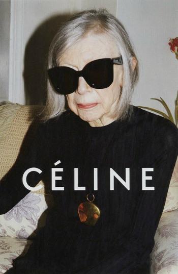  Joan Didion devient égérie Céline