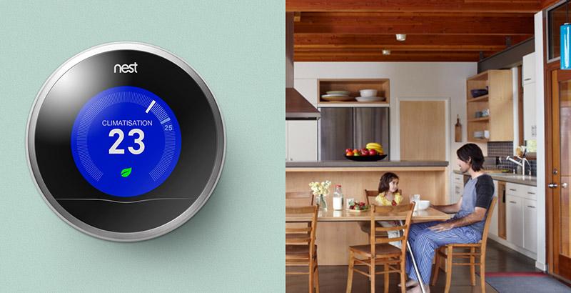 Le thermostat Nest, devenue en 2014 une filiale de Google.