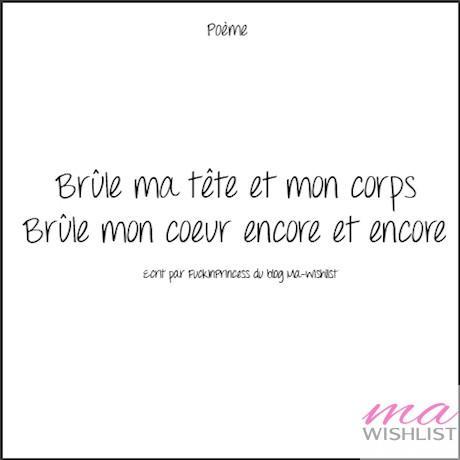 poeme brule amour passion