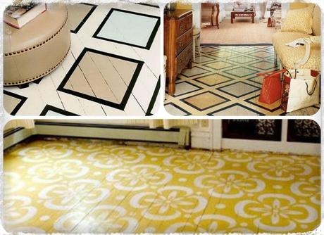 Des motifs sur mon parquet !