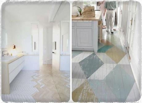 Des motifs sur mon parquet !