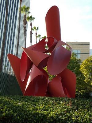 Contemporary sculpture garden LACMA